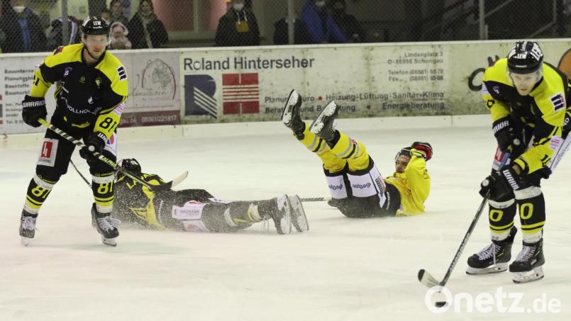 In Schongau erlebte der ERSC Amberg eine satte Bauchlandung mit 3:5. Zwei Drittel lang hatten die Löwen damals gepennt. Archivbild: Roland Halmel