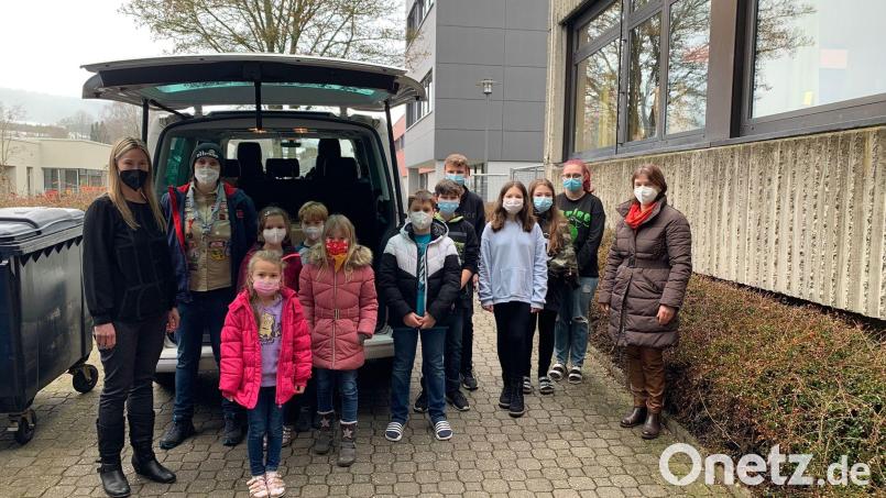 Die Grund- und Mittelschule Windischeschenbach steuerte 16 Pakete bei. Bild: wrm