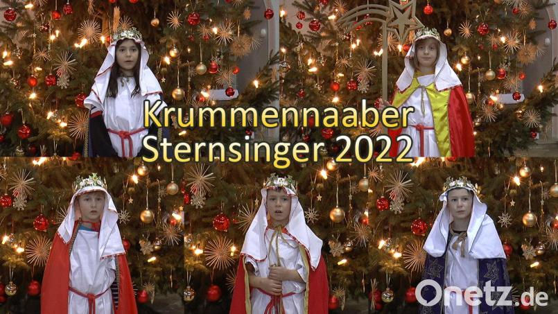 Ein Teil der Kommunionkinder nahm den Segenspruch zum Dreikönigstag auf Video auf. Screenshot: nza