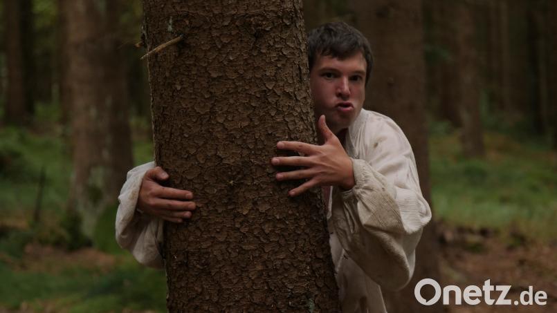 Zeitreise zur Burg Schellenberg mit Florian Wein als Brudermörder Albert Bild: Maria Oberleitner/exb