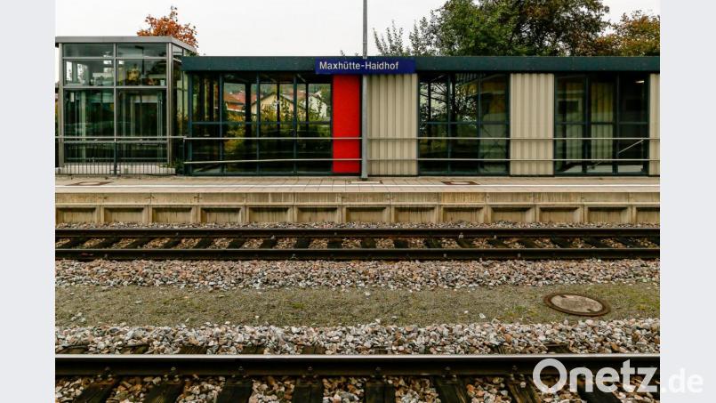 Der Bahnhof Maxhütte ist Ziel einer speziellen Busanbindung von Burglengenfeld über Teublitz. Bild: Hösamer