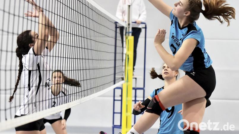 Ob Turnen, Judo, Basketball oder Volleyball (im Bild eine Spielszene des TB Weiden gegen Hahnbach), die Abteilungen des TB Weiden brauchen immer Nachwuchs. Die neu geschaffene Sport- und Ballakademie soll helfen für interessierte Kinder die passende Sportart zu finden. Bild: Hubert Ziegler