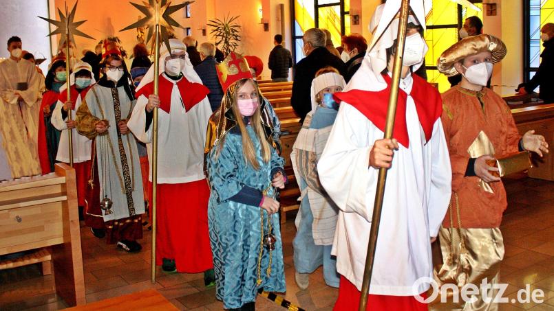 Der Auszug der Sternsinger in Letzau. Bild: zer