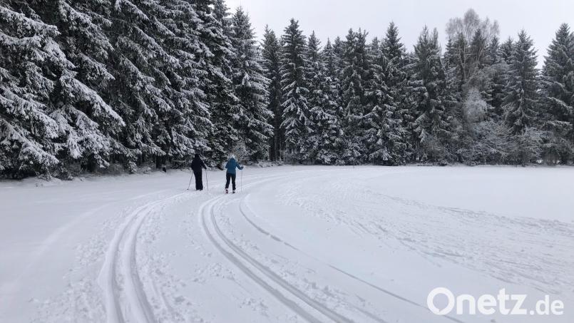 Skilanglauf ist in den höheren Lagen des Landkreises Tirschenreuth schon möglich, wie hier in Herzogöd bei Fuchsmühl. Bild: Eger