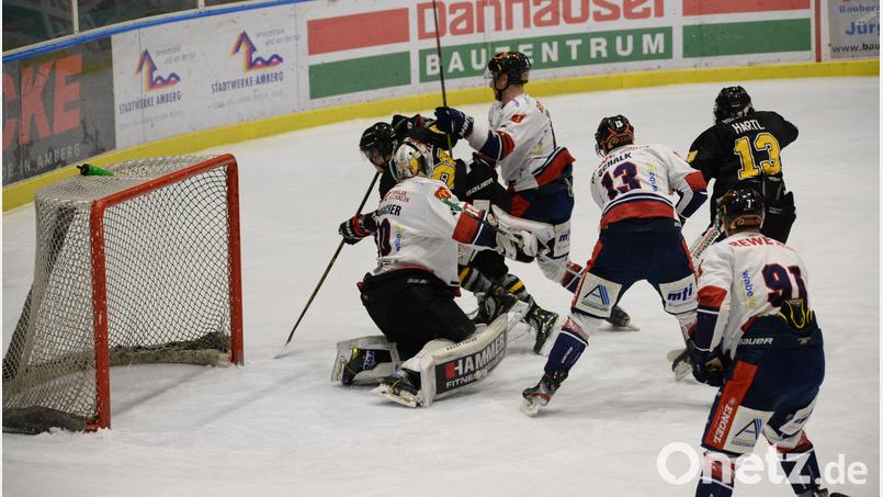 Der ERSC Amberg wird – Stand jetzt – am Wochenende beide Spiele austragen. Archivbild: Andreas Brückmann