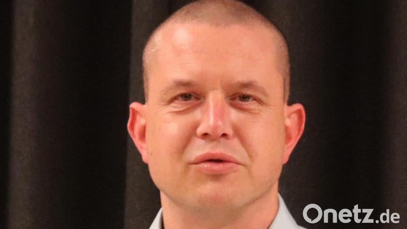 Bürgermeisterkandidat Jörk Kaduk bedankte sich für das eindeutige Ergebnis und versicherte: &quot;Ich übernehme gerne Verantwortung.&quot; Bild: mfh