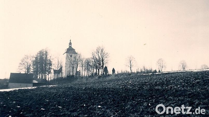 Die Wiesauer Kreuzbergkirche von Osten aus gesehen. Bild: Archiv Werner Robl