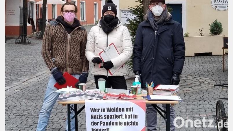 Eine neue Gruppe aus Weiden wehrt sich gegen die &quot;Corona-Spaziergänge&quot; und Maßnahmengegner. Bild: exb
