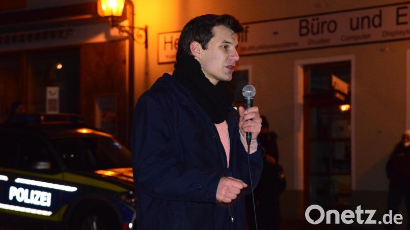 Fabian Puckschamel erteilt demokratiefeindlichen Gruppen eine klare Absage. Bild: bey
