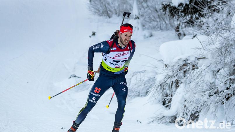 Johannes Donhauser kurz vor Weihnachten beim IBU-Cup in Obertilliach (Österreich) Bild: EXPA/Huter via VOIGT Fotografie