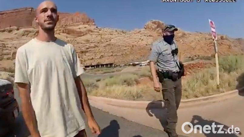 Das Archivbild zeigt Brian L. nachdem die Polizei den Van des Paares in der Nähe des Eingangs zum Arches National Park in Utah angehalten hatte. Bild: Uncredited/Moab Police Department via AP/dpa