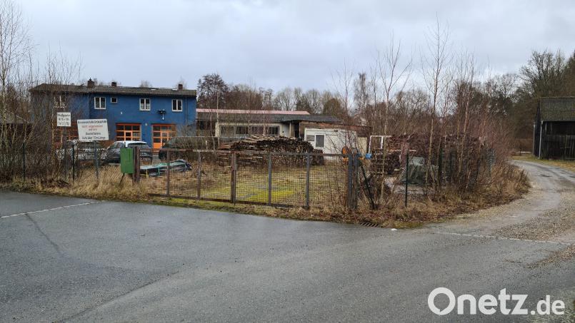 Auf dem Gelände des alten Bauhofs soll das Baugebiet &quot;Thumbachaue&quot; entstehen. Bild: sne