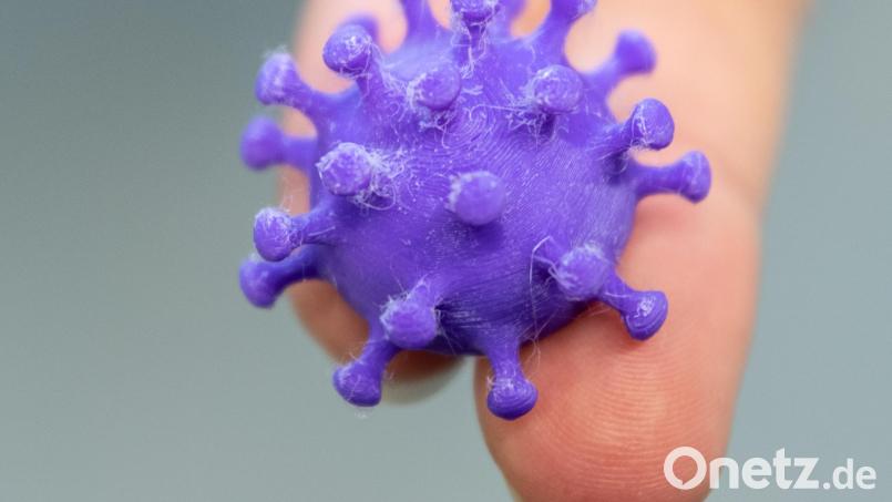 Das Coronavirus mutiert ständig. Jetzt beschert uns die Omikron-Welle neue Höchststände bei der Sieben-Tage-Inzidenz. Symbolbild: Robert Michael / dpa