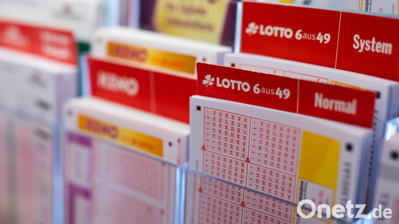 Ein Oberpfälzer hat bei Lotto "6 aus 49" mehr als 500.000 Euro gewonnen. Bild: Philipp von Ditfurth/dpa