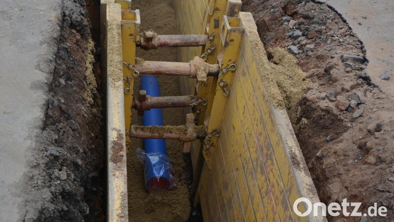 Für Probleme bei der Beförderung von Schul- und Kita-Kindern sorgte im Herbst 2021 der Wasserleitungsbau in Königshütte. Archivbild: jr