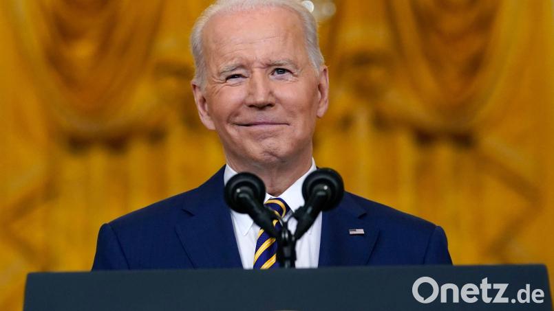 Der Mann schaut so kreuzbrav aus – und dann passiert ihm der Lapsus mit dem bösen H-Wort. Damit ist Joe Biden einfach nur lost. Bild: Susan Walsh/dpa