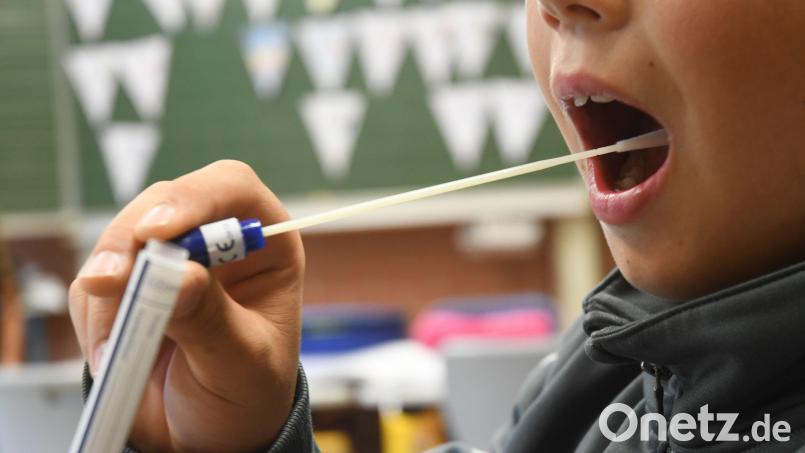 In den Schulen in Weiden wird fleißig getestet: Fast eine halbe Million Selbsttests wurden dazu bis Ende Dezember 2021 ausgeliefert. Weitere Tests sind bereits unterwegs. Archivbild: Gabi Schönberger