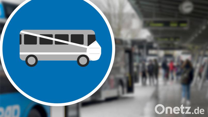 Maske und Bus - nur ganz wenige Menschen haben damit ein Problem in der Nordoberpfalz. Bildmontage: Petra Hartl/Martin Zimmer