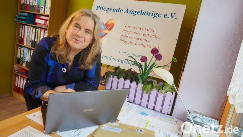 Kornelia Schmid hat vor neun Jahren die Facebook-Gruppe &quot;Pflegende Angehörige&quot; gegründet. Bild: Pflegende Angehörige/Frank Boxler