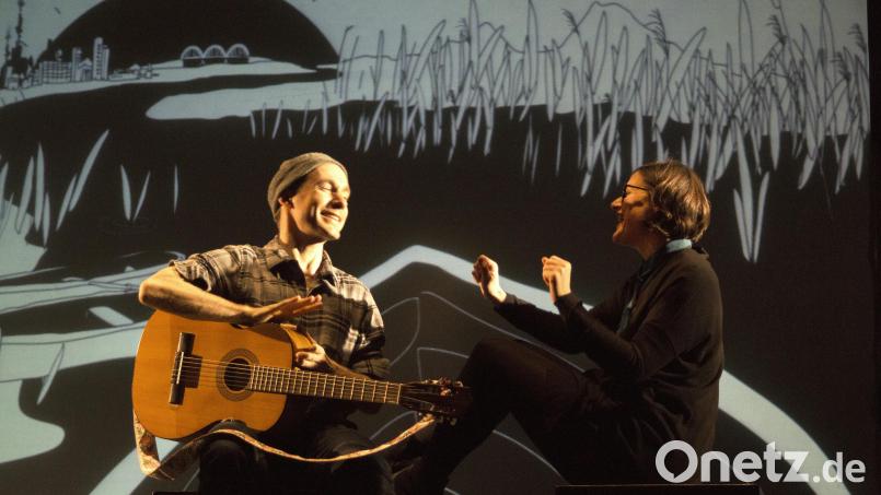 &quot;Netboy&quot; heißt das Stück, das im Stadttheater Amberg aufgeführt wird. Bild: Constanze Henning