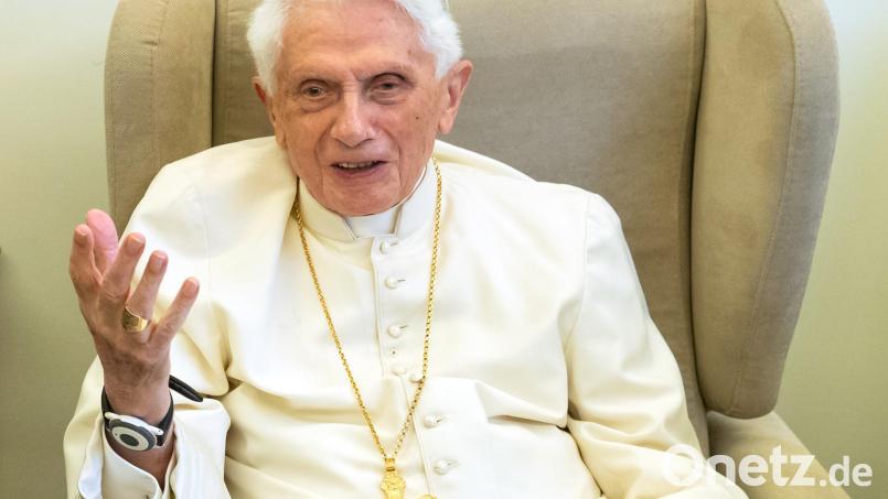 Der emeritierte Papst Benedikt XVI. Archivbild: Daniel Karmann/dpa