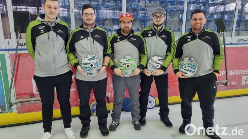 Die erfolgreiche zweite Mannschaft (von links) Tom Unger, Milot Korcaj, Johannes Ponnath, Fabian Kosub und Christoph Hagn. Bild: SSV Wernberg-Köblitz /exb