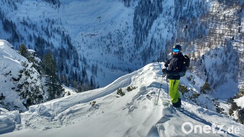 Philip Heckmann 2020 bei einer Skitour im Salzburger Land. Bild: Privat/exb