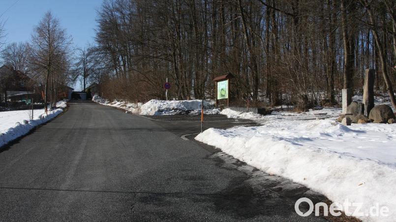 Das Fördergebiet, in dem die Maßnahme &quot;einfache Dorferneuerung&quot; umgesetzt wird, beginnt am nördlichen Ortseingang von Herzogöd. Bild: wro