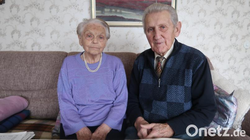 Marie und Heinz Buhl feierten am Mittwoch ihre Gnadenhochzeit. Bild: Kunz