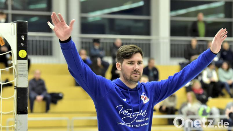 Valentin Kroher im Tor der SG Auerbach/Pegnitz sollte nicht allzu viel zu tun bekommen. Archivbild: Hubert Ziegler