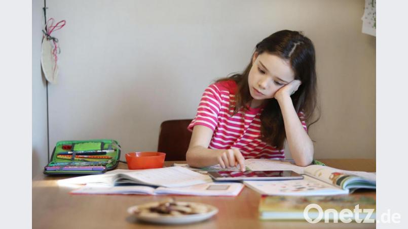 Von wegen schulfrei: Sturm &quot;Ylena&quot; bescherte den Schülerinnen und Schülern aus Amberg und Amberg-Sulzbach einen Tag Homeschooling. Symbolbild: Anke Thomass - stock.adobe.com