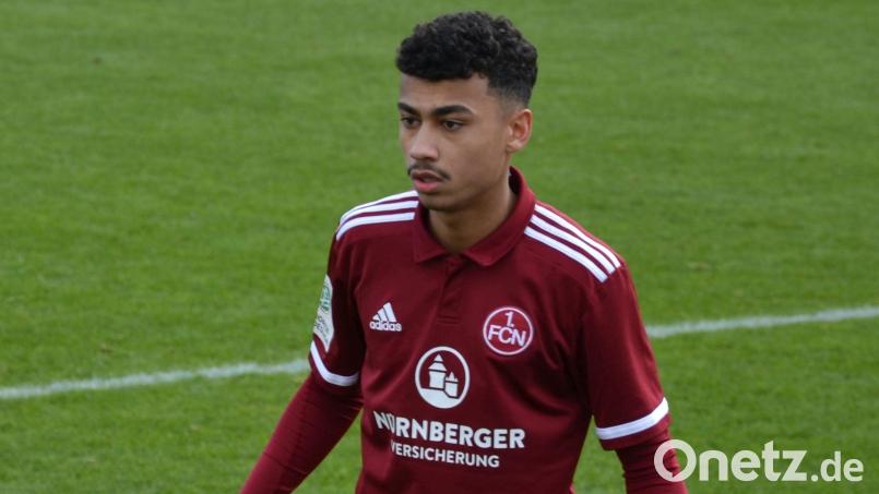 Nathaniel Brown aus Kümmersbruck im Trikot des 1. FC Nürnberg. Bild: mr