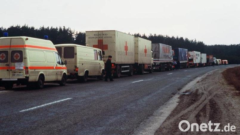 Ab den 1990er-Jahren schickte die Aktion Tschernobyl Hilfs-Konvois in die Ukraine. Vorsitzender Josef Ziegler fürchtet nach dem Marschbefehl aus Moskau eine neue Katastrophe in dem Land. Bild: exb/Aktion Tschernobyl