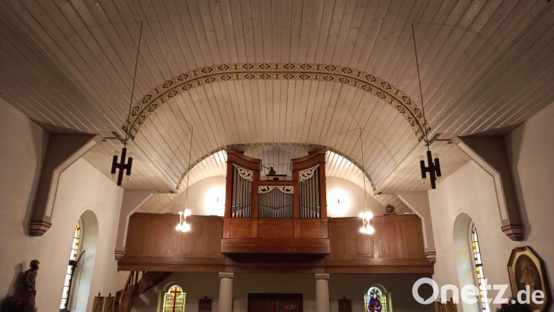 Die frühere Ilsenbacher Orgel steht nun in Dumicke in Nordrhein-Westfalen. Bild: hbl