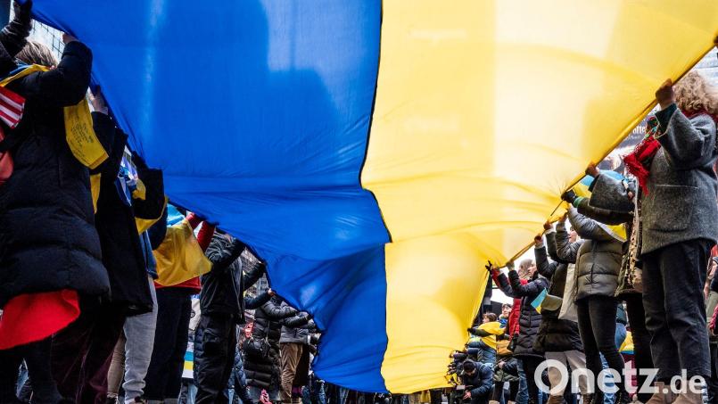 Auch durch Amberg und Amberg-Sulzbach rollt eine Welle der Hilfsbereitschaft für geflüchtete Menschen aus der Ukraine. Symbolbild: Michael Brochstein/ZUMA Press Wire/dpa