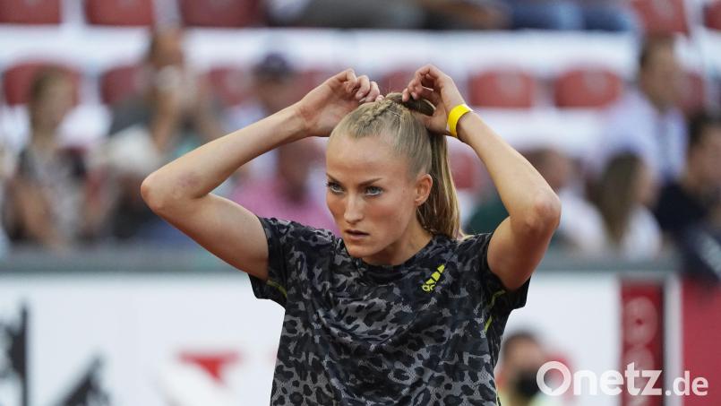 Konzentriert bis in die Haarspitzen vor dem Start: Corinna Schwab möchte ihren Titel bei der Hallen-DM über die 400 Meter verteidigen. Archivbild: Gladys Chai von der Laage