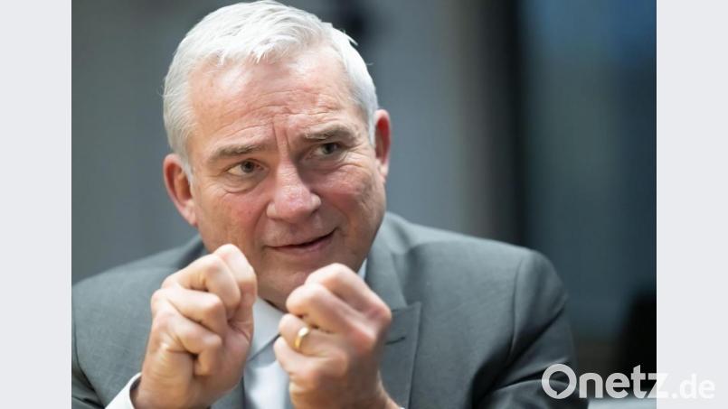 Thomas Strobl (CDU), Innenminister von Baden-Württemberg. Bild: Bernd Weißbrod/dpa/Archivbild