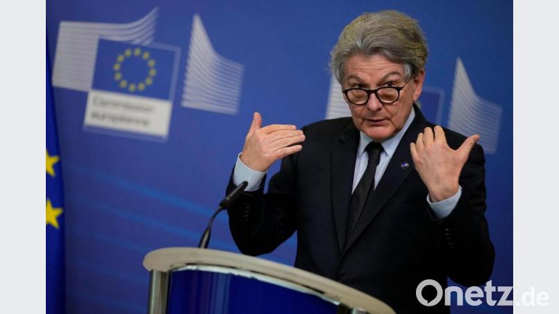 EU-Binnenmarktkommissar Thierry Breton. Bild: Virginia Mayo/Pool AP/dpa