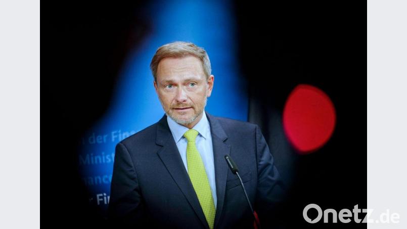 Finanzminister Christian Lindner (FDP) bei einer Pressekonferenz in Berlin. Bild: Kay Nietfeld/dpa