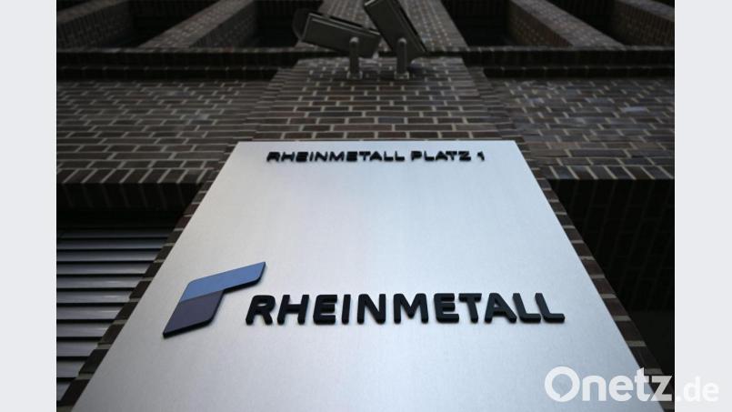 Die Aussicht auf milliardenschwere Bestellungen hat den Aktien von Rüstungsunternehmen wie Rheinmetall in einem wegen des Ukraine-Kriegs schwachen Markt Rückenwind verliehen. Bild: Federico Gambarini/dpa