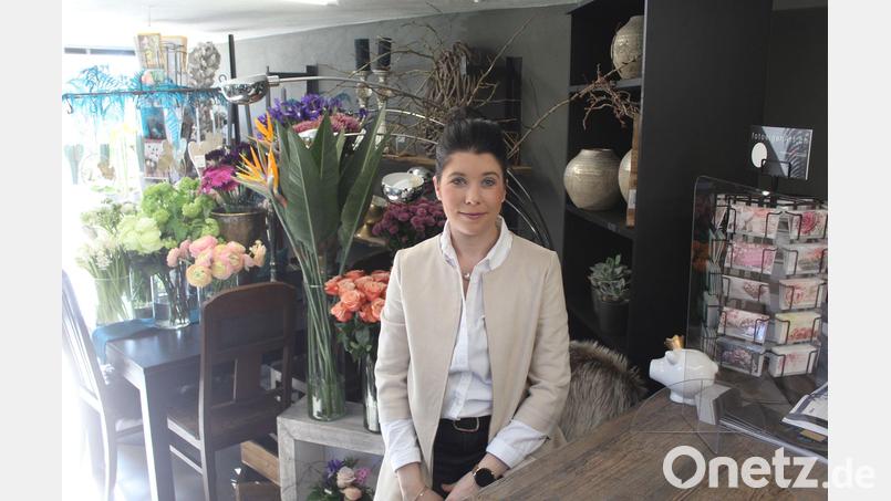 Theresa Straif hat in Ebnath ihren Blumenladen "Unverblümt" eröffnet. Bild: soj