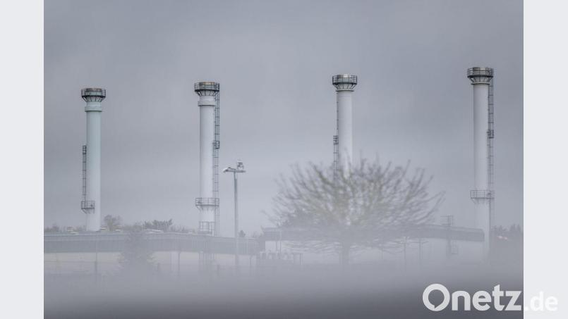 Die Anlage des Erdgasspeichers (Astora GmbH) in Rehden. Es handelt sich dabei um den größten Speicher in Westeuropa. Bild: Mohssen Assanimoghaddam/dpa/Symbolbild