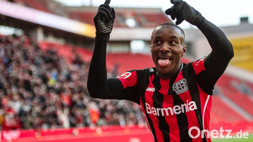 Leverkusens Moussa Diaby präsentiert sich in diesem Jahr in Topform. Bild: Marius Becker/dpa