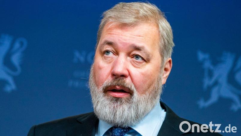 Dmitri Muratow, Chefredakteur der Moskauer Zeitung Nowaja Gaseta. Bild: Hakon Mosvold Larsen/NTB Scanpix/AP/dpa