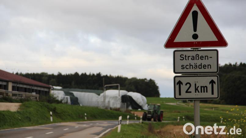 Die Staatsstraße 2399 zwischen Lintach und Raigering gilt als eine der schlechtesten Straßenim Raum Amberg-Sulzbach. Archivbild: upl