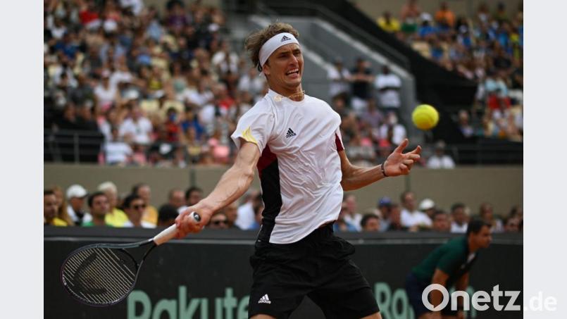 Alexander Zverev gewann gegen Thiago Seyboth Wild glatt in zwei Sätzen. Bild: Andre Borges/dpa