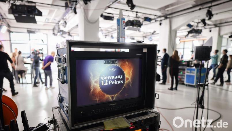 In der Sendung „Germany 12 Points“ soll ein Lied für Turin gefunden werden. Bild: Christian Charisius/dpa