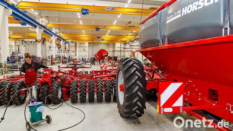 Wegen des Krieges in der Ukraine plant Horsch die Produktion um. Der Landmaschinenhersteller aus Schwandorf ist sehr aktiv in der Ukraine und Russland. Archivbild: Daniel Brandt/Horsch