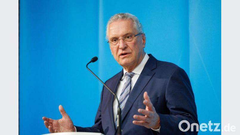 Joachim Herrmann (CSU), Innenminister von Bayern. Bild: Matthias Balk/dpa/Archivbild