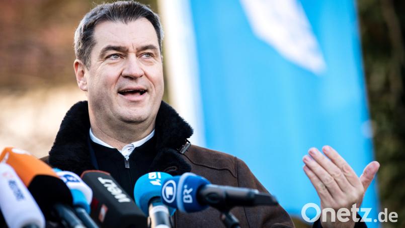 Markus Söder (CSU), Parteivorsitzender und Ministerpräsident von Bayern Archivbild: Matthias Balk